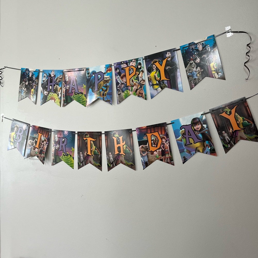 Hotel Transylvania 2 Birthday Sign